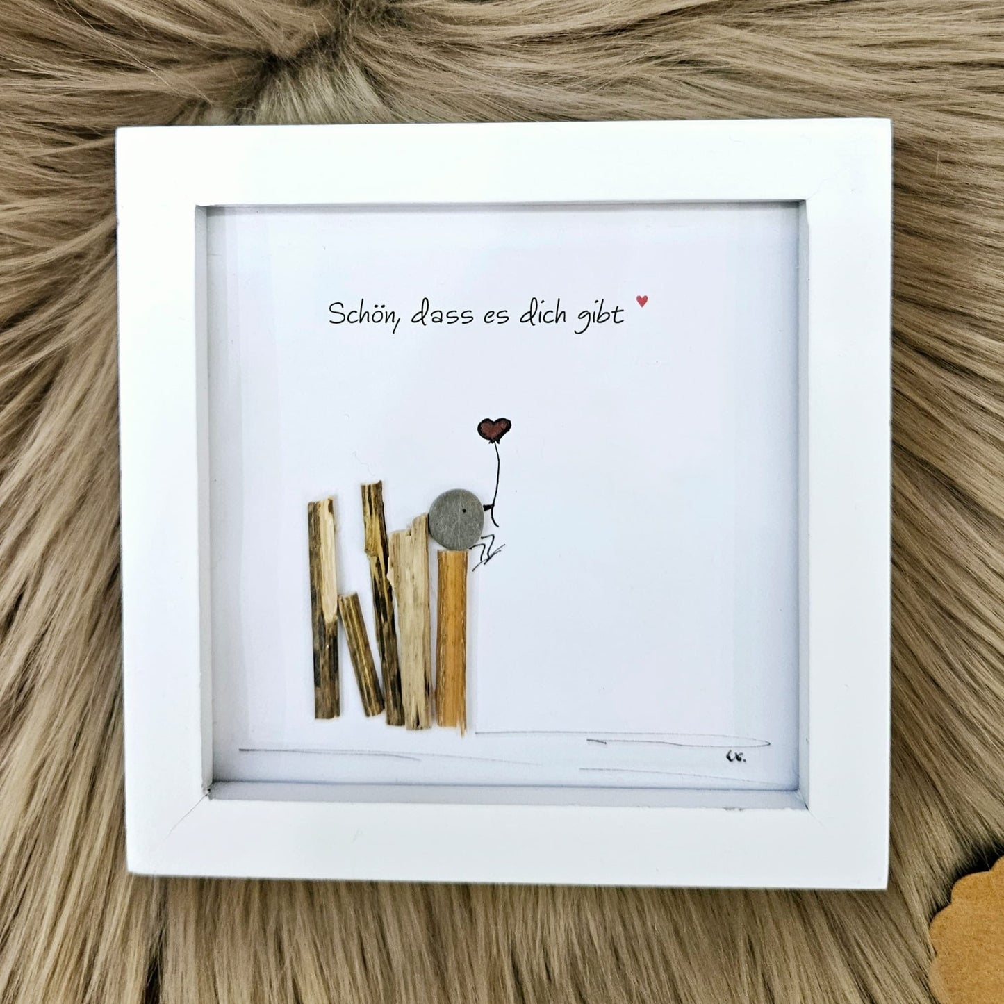 Pebble Bild "Schön, dass es dich gibt"